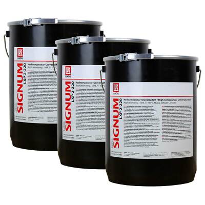 Lithium-Komplexfett Lithium Schmierfett Lukoil 58952556 Signum LXP 2-220 3 X 5Kg