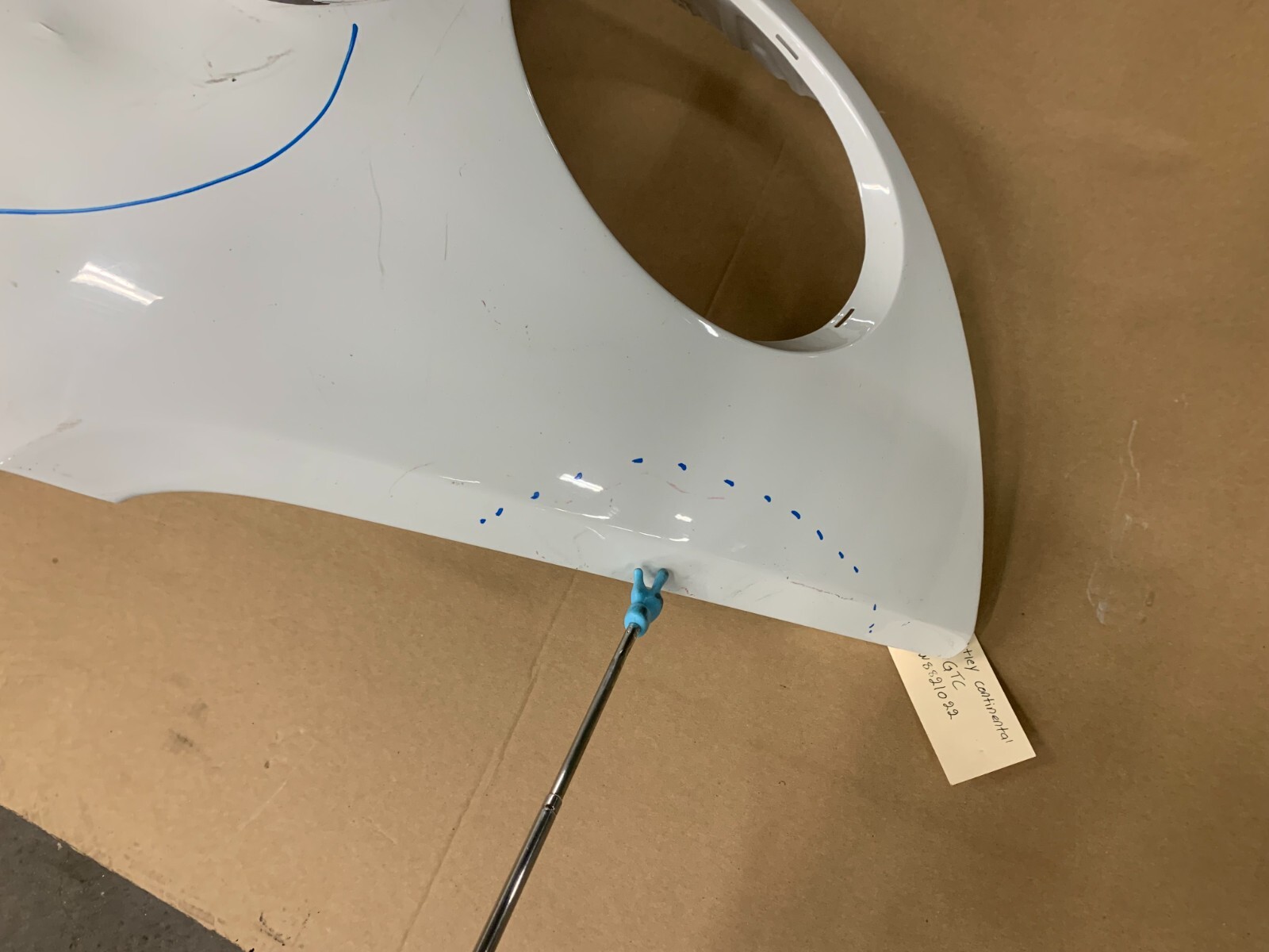 12-15 BENTLEY CONTINENTAL GT GTC FRONT RIGHT FENDER PASSENGER SIDE FENDER OEM