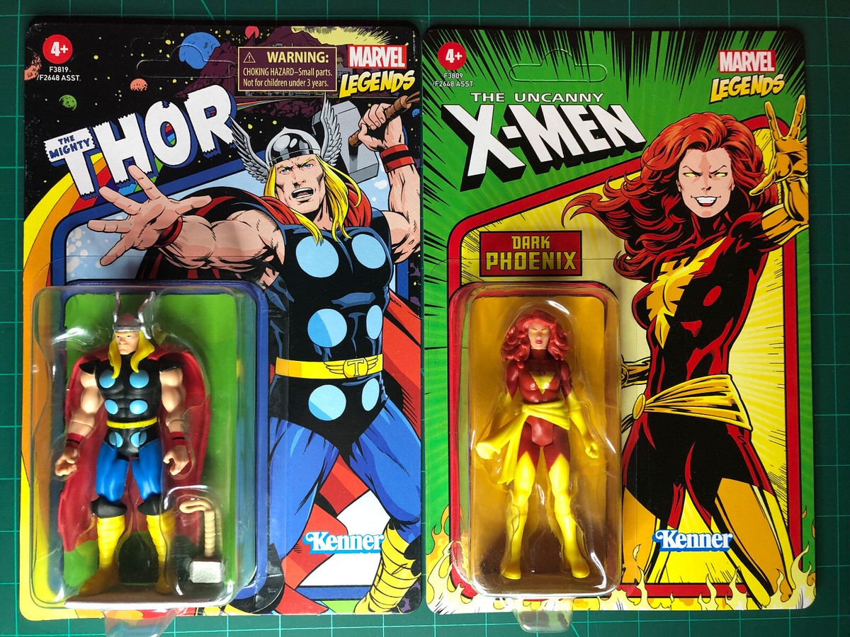 MARVEL LEGENDS RETRO THOR DARK PHOENIX FIGURES HASBRO