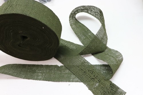US OD Sackleinenhelm Netz Tarnung 2""w x 36""l = 1 Yard je E6301 - Bild 6 von 6