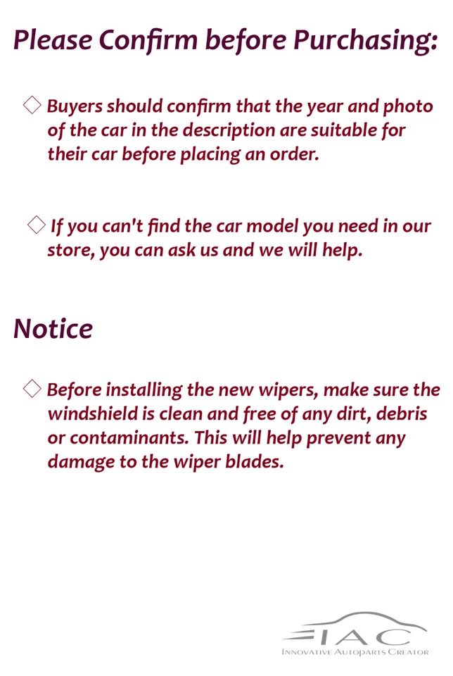 Rear Windshield Wiper Blade For Mitsubishi Mirage 2012-ON - Image 2 of 2