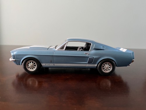 1968 Ford Shelby Cobra GT500 - SCALE 1:24 DIECAST CAR Blue - Picture 2 of 5