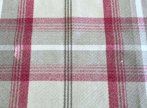Storage Footstool Porter & Stone Balmoral Tartan Check Fabric Pouffe Ochre - Picture 43 of 55
