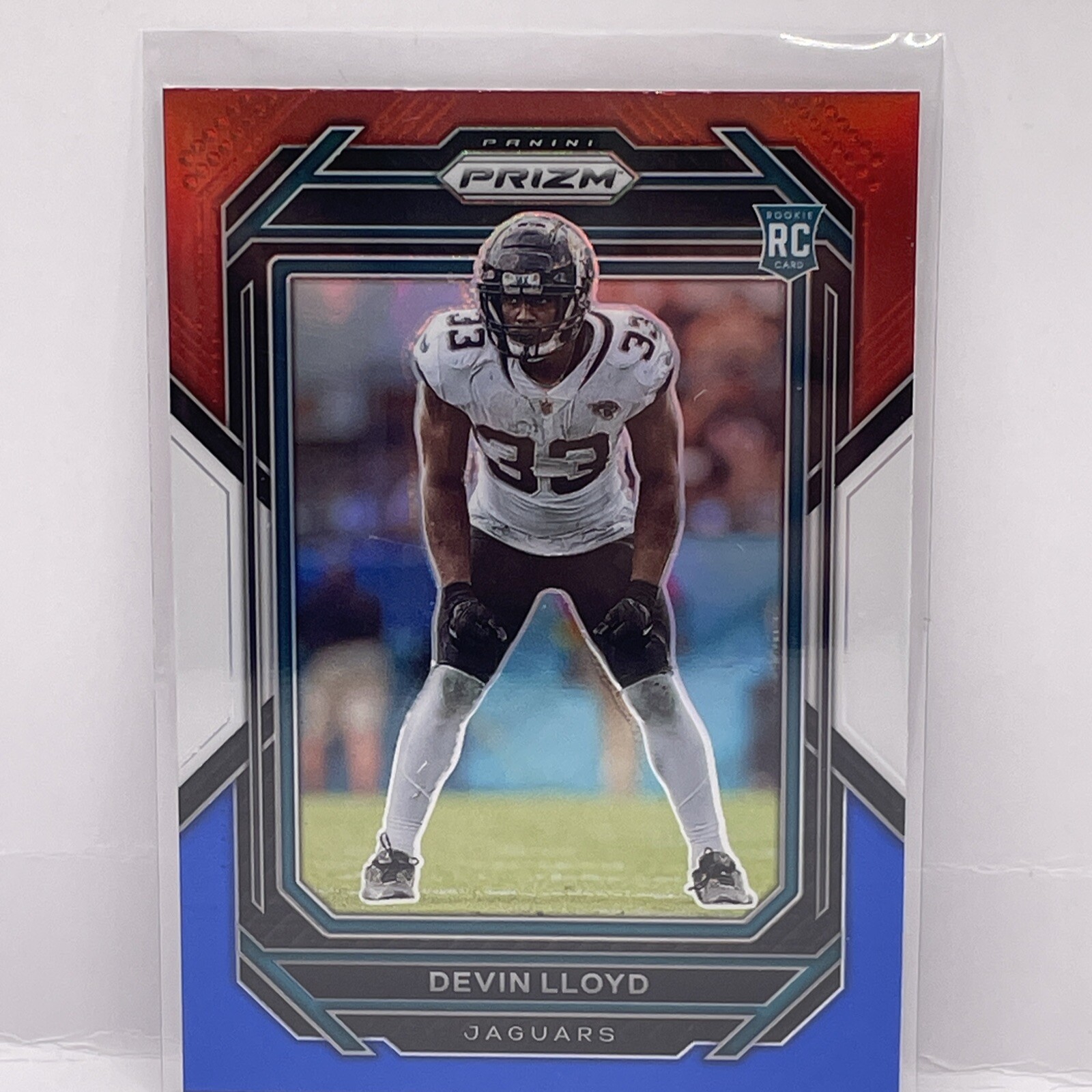 2022 Panini Prizm DEVIN LLOYD #376 Red White Blue Prizm RC Rookie Card Jaguars