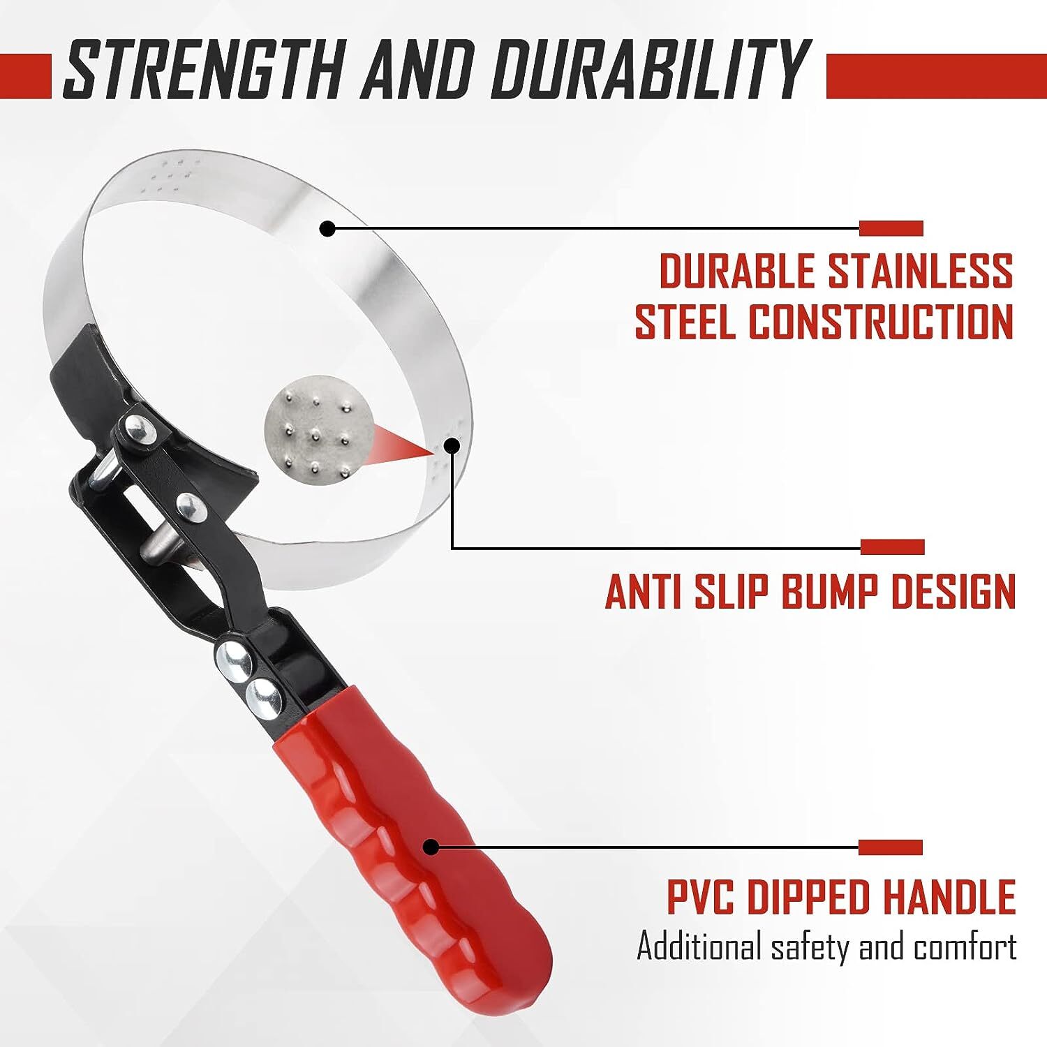 SPARKWHIZ 7 IN 1 Oil Filter Wrench Set Oil Filter Removal Tool 2-3/4" 5-1/4" USA