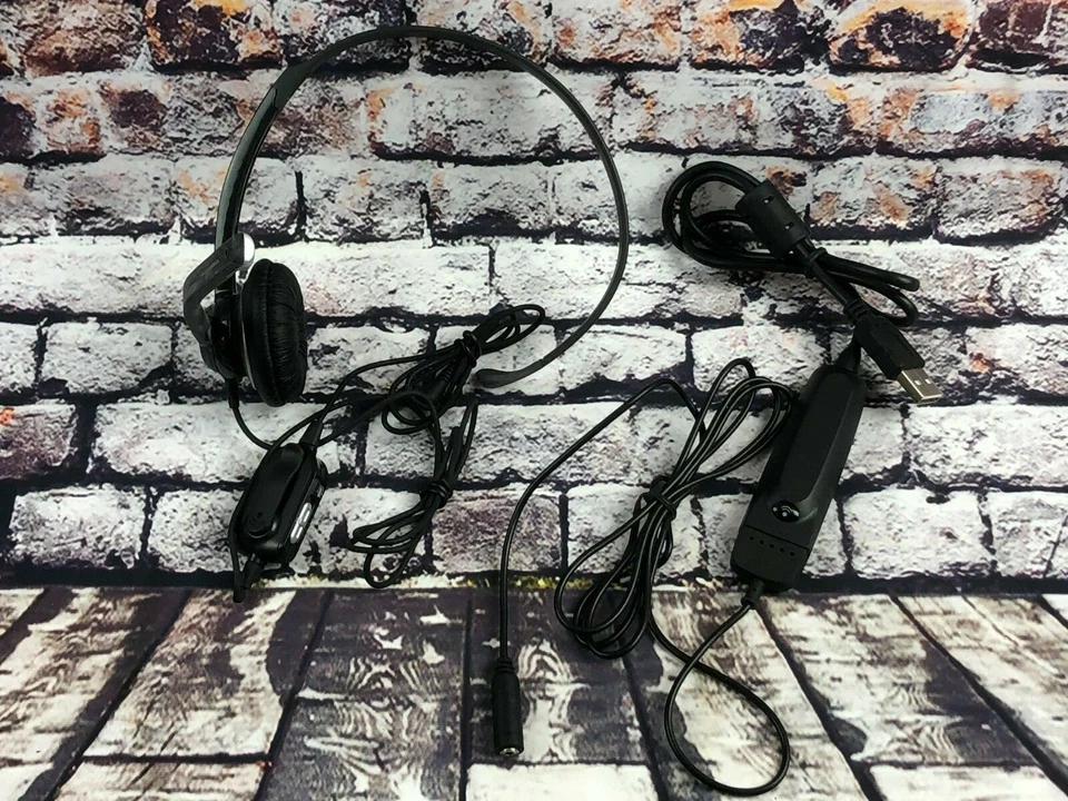  Plantronics M214i 3-in-1 VoIP Headset Headphones Mic For Cisco Noise Canceling  - Image 4 of 4