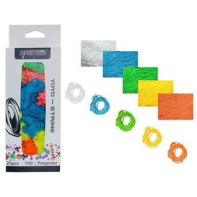 25 Stück Yoyo Saiten Packung (zufällige Farbe) 44,49 Zoll Profi für Erwachsene