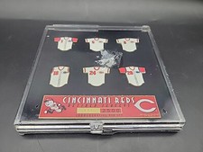 CINCINNATI REDS RETIRED JERSEY COMMEMORATIVE BACK PIN SET - Sealed Case