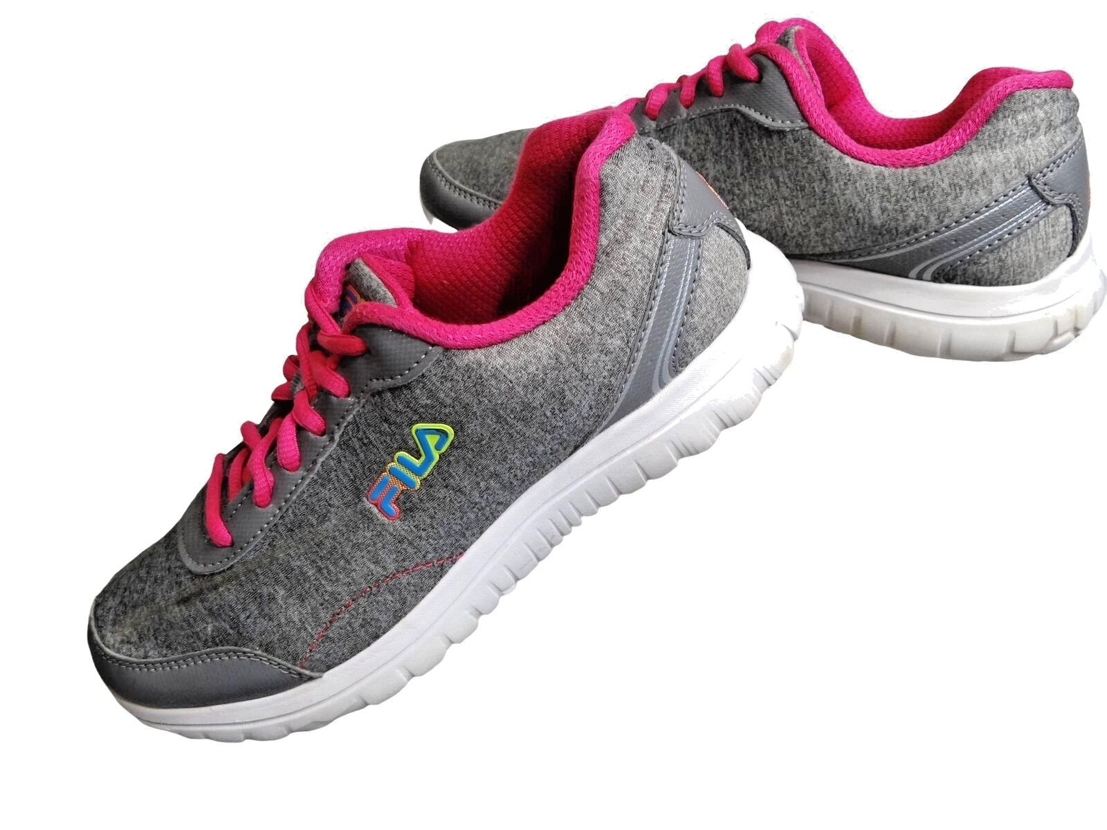 FILA Lite Pink & Grey Soft Running Lace Up Sneakers Women's Size 6.5 image 7