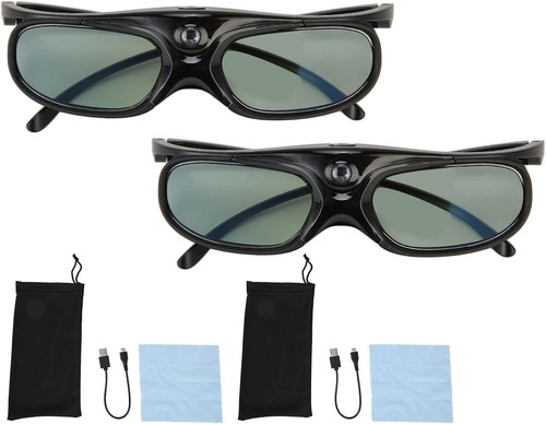 3D Glasses DLP Link 3D Glasses Rechargeable Active Shutter Eyewear 3D DLP - Picture 7 of 7