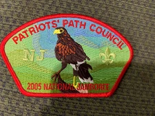 MINT 2005 JSP Patriots Path Council New Jersey Red Border Brown Tail