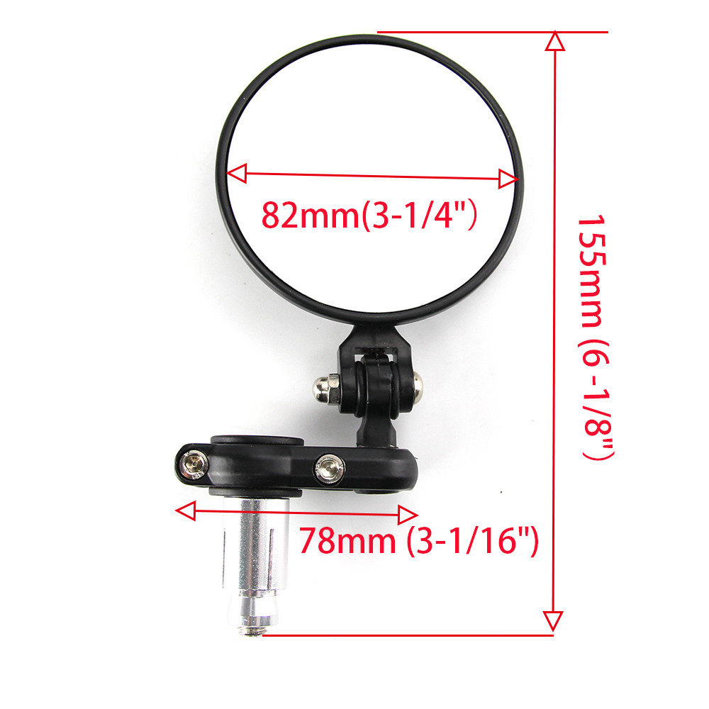 Motorcycle Handlebar Mirror 7/8 In 22mm Bar End Rearview Mirror For Honda CB1000R CB650 CB500F Yamaha From Motorcycle Mirrors - Price 50.26 - Foto 11
