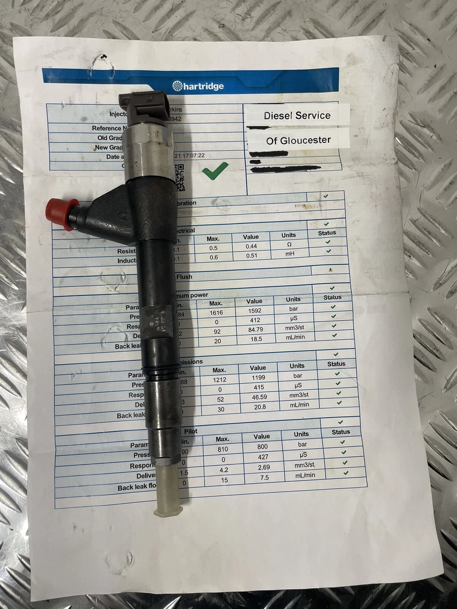 5593942 CAT PERKINS Remanufactured Injector W Test Report | eBay
