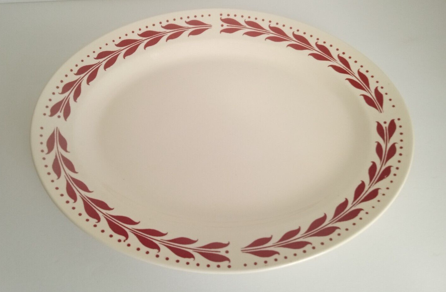 HOMER LAUGHLIN Hemlock Red 13" Platter