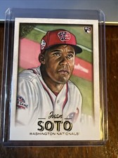 Juan Soto 2018 Topps Gallery Rookie Card RC #126 Nationals Yankees NM-MT. rookie card picture