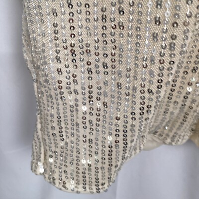 Chic Me Sequin Long Sleeve Dress Medium Party Formal | eBay