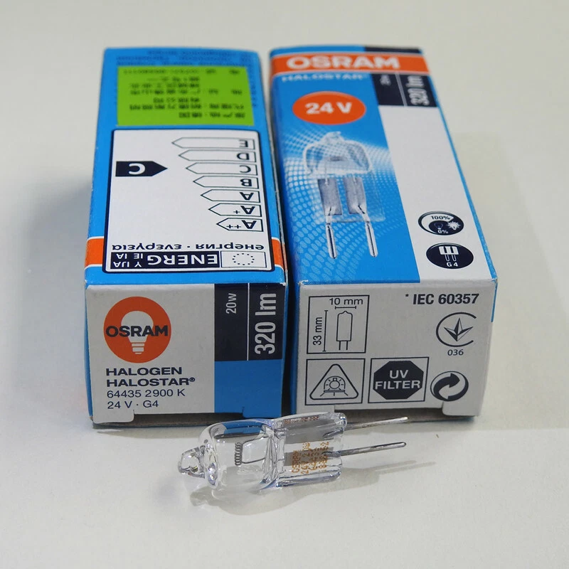 OSRAM 64435 64435U 24V20W G4 bulb lamp 2900K light bulb - Image 2 of 4