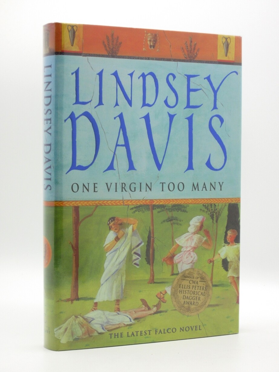 One Virgin Too Many *SIGNED* LINDSEY DAVIS 1999 1st Edition Falco Series