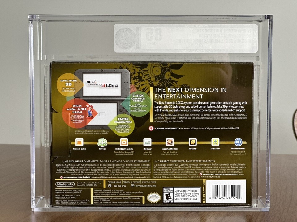 Zelda Collection Gamestop New 3DS XL Zelda Majora’s Edition Gamestop Exclusive Graded 85 VGA, Not ...