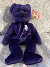 TY  Princess  Diana beanie baby.Retired. Rare. 1st Addition Mint 1997 Stamped