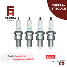 Candele 4 Pezzi NGK Fiat Cinquecento 170 0.9 41 CV 0.7i 30 CV 1.1 iE 54 CV