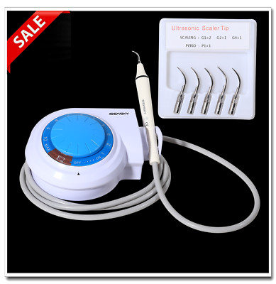 SEASKY Dental Ultrasonic Piezo Scaler w/ Handpiece 5*Tips fit EMS Cavitron USA