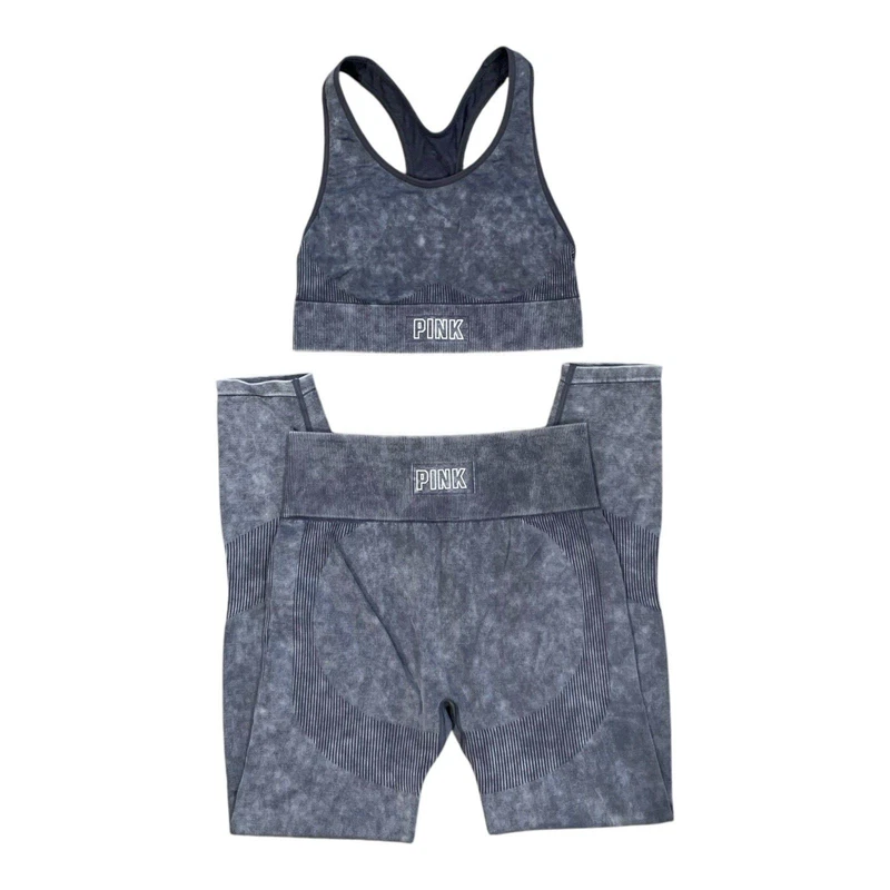 victoria-secret-vs sport seamless set top bottom sports bra leggings