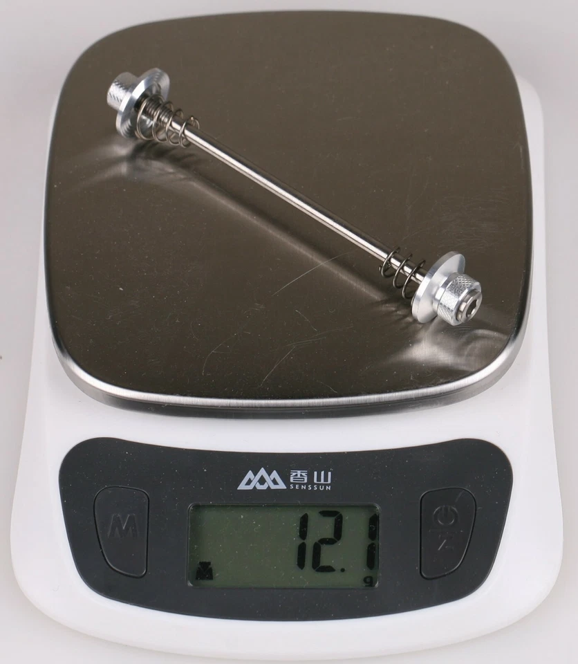 J&L Titanium Hex Key Folding Bike 74mm QR skewer/Axle-for Brompton,Dahon-12g - Image 2 of 4