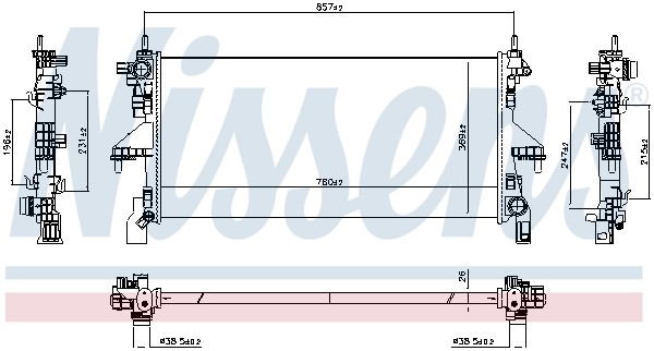 KüHler WasserküHler FüR Fiat Ducato Kasten 140 Multijet 22 D 160-image