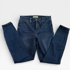 Madewell Roadtripper Skinny Denim Blue Jeans Medium Wash Stretch Size 26 K1877