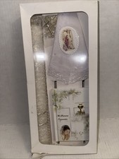 First Communion Set For Girls Spanish Version With Candle