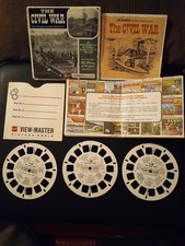 VTG Early 1970's GAF Corp View-Master The Civil War 3 Reel Complete Set B790