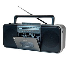 Portable Cassette Tape Player Recorder,AM/FM/SW Radio with Black