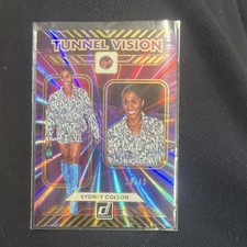2025 Panini Donruss Sydney Colson Tunnel Vision #11 Purple Laser /49 WNBA