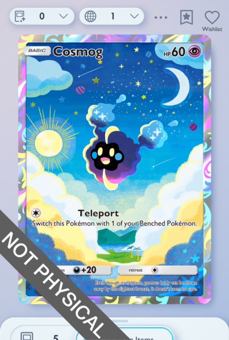 cosmog pokemon card value Sun & Moon Promo Holo Rare SM42 Originally released 2017 The Most Valuable Cosmog Pokemon