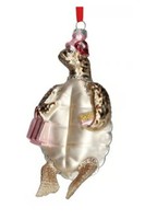 Gift Company [W0526] [W] HäNger SchildkröTe Dame Mit Hut Und Tasche, Rosa