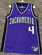 Vintage Nike Sacramento Kings Chris Webber NBA Basketball Jersey Sewn Size Small