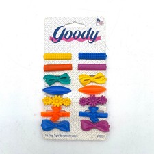 Goody Snap Tight Barrettes Girls OS Multicolor NWT Vintage 90s Hair Clips 14pc