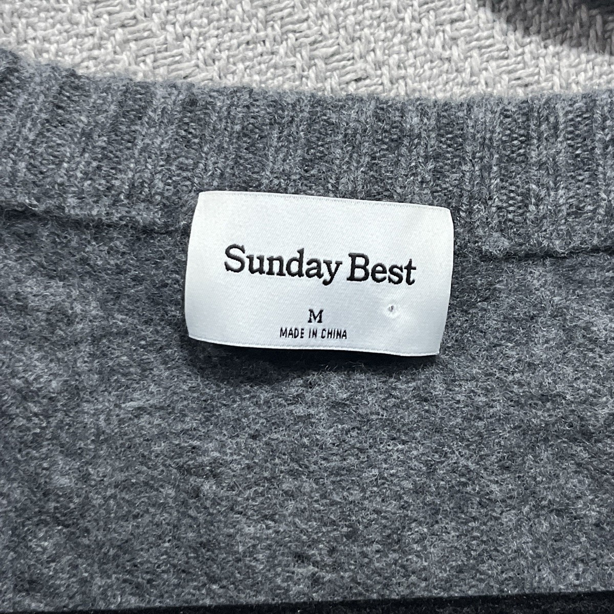 Aritzia Sunday Best Cardigan Womens M Grey Aimy Wool Blend Sweater 