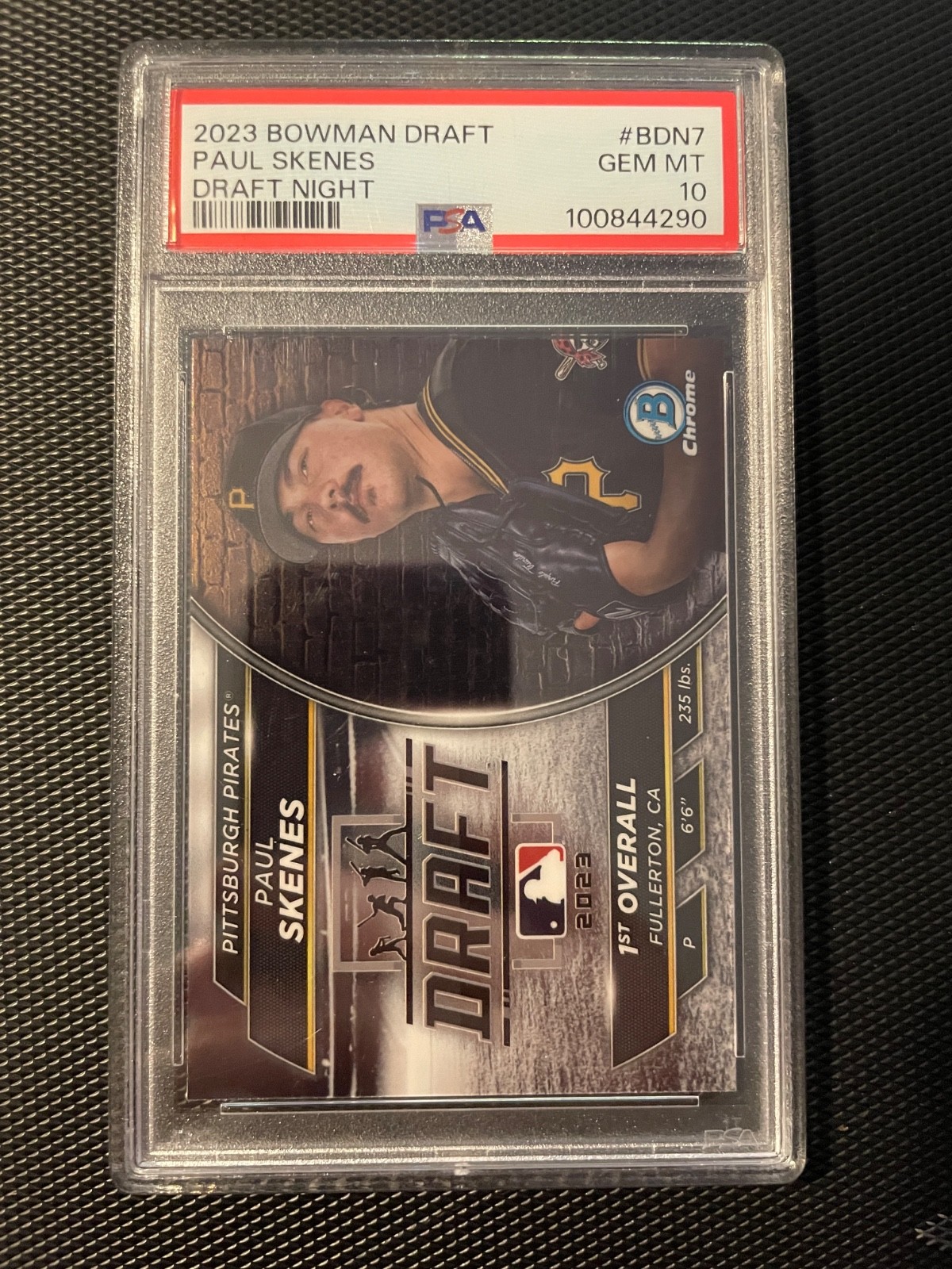 2023 Bowman Draft - Bowman Draft Night Paul Skenes #BDN-7 (RC) PSA 10