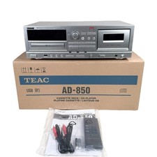 TEAC AD-850-SE cassette deck CD player USB Memory Recording  Playing 100W