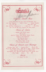 Henry Mancini lot 2 signed items Sardi's Restaurant menu & Statue Liberty marker — photo 3