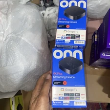 onn 4K Plus Streaming Device, Google TV - Remote with Voice Control