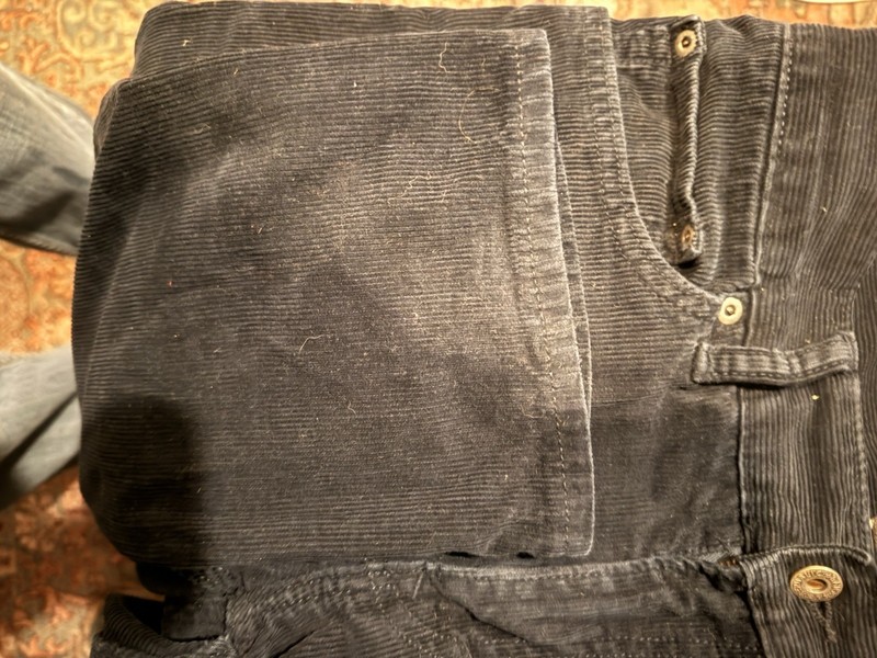 Banana Republic Chino Pants Mens 30x30 Slim Corduroy Blue Straight Leg Casual