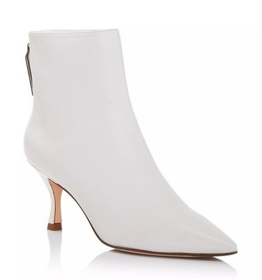 STUART WEITZMAN Womens Juniper 70 Booties US 8 Calf Leather Pointed Toe Boots