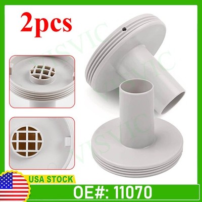 2Pcs 11070 Strainer Connector for Swimming Pool Outlet Ports 1-1/4'' Fitting
