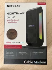 NETGEAR NIGHTHAWK CM1100 Cable Modem DOCSIS 3.1 Multi-Gig SpeedModem