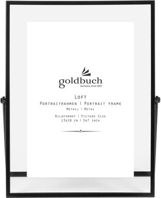 Goldbuch Bilderrahmen Loft Schwarz 13x18 cm