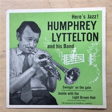 HUMPHREY LYTTLETON SWINGIN' ON THE GATE 7" RARE 1960'S FLEXI DISC FOLD OUT COVER