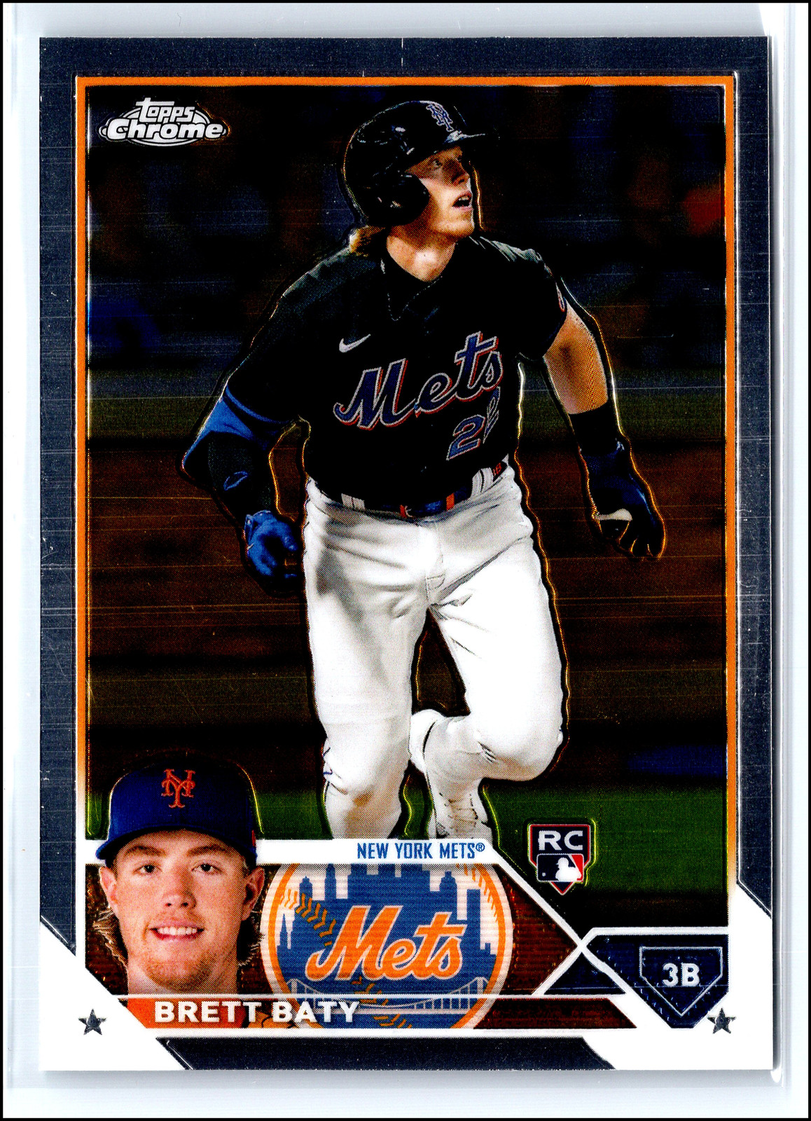 Brett Baty 2023 Topps Chrome Rookie #204 New York Mets